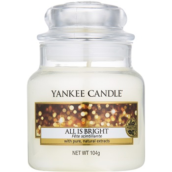 Yankee Candle All is Bright vonná svíčka 105 g Classic malá