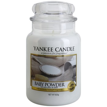 Yankee Candle Baby Powder vonná svíčka 623 g Classic velká 
