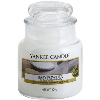 Yankee Candle Baby Powder vonná svíčka 104 g Classic malá 
