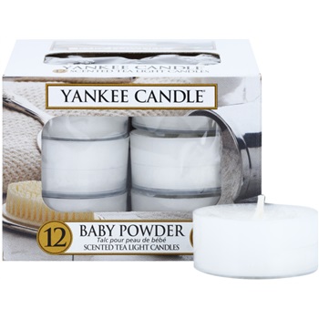 Yankee Candle Baby Powder čajová svíčka 12 x 9,8 g