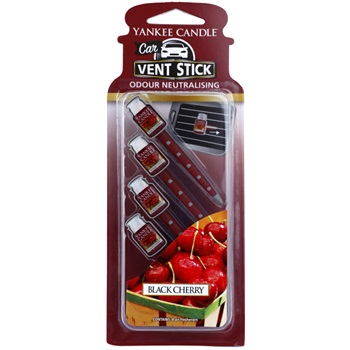 Yankee Candle Black Cherry odświeżacz do samochodu 4 szt.