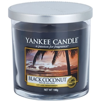 Yankee Candle Black Coconut vonná svíčka 198 g Décor malá 