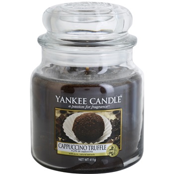 Yankee Candle Cappuccino Truffle vonná svíčka 411 g Classic střední