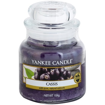 Yankee Candle Cassis vonná svíčka 104 g Classic malá 