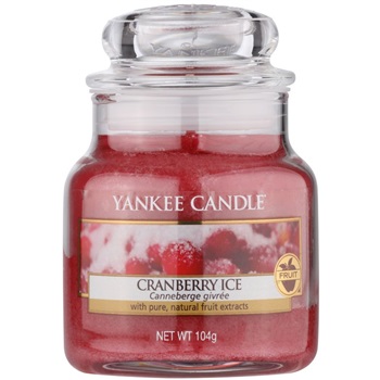 Yankee Candle Cranberry Ice vonná svíčka 104 g Classic malá 