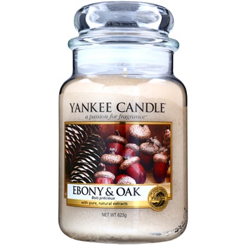 Yankee Candle Ebony & Oak świeczka zapachowa 623 g Classic duża