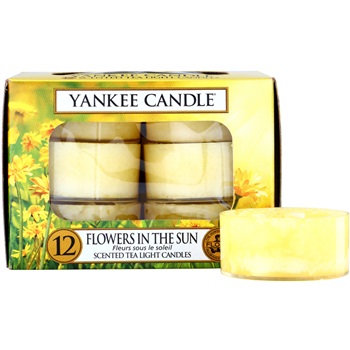 Yankee Candle Flowers in the Sun čajová svíčka 12 x 9,8 g