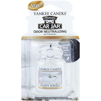 Yankee Candle Fluffy Towels vůně do auta závěsná