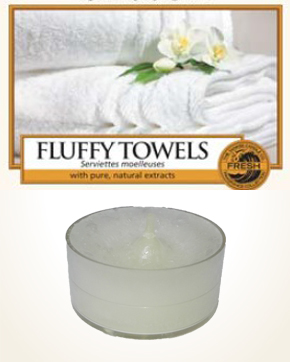 Yankee Candle Fluffy Towels čajová svíčka vzorek 1 ks