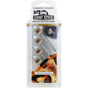 Yankee Candle French Vanilla Car Air Freshener 4 pc