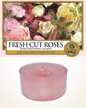 Yankee Candle Fresh Cut Roses čajová svíčka vzorek 1 ks