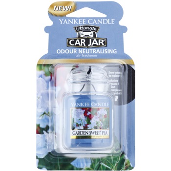 Yankee Candle Garden Sweet Pea Car Air Freshener hanging