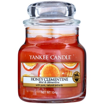 Yankee Candle Honey Clementine vonná svíčka 104 g Classic malá 