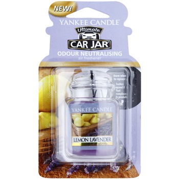 Yankee Candle Lemon Lavender Car Air Freshener hanging