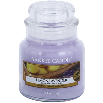 Yankee Candle Lemon Lavender świeczka zapachowa 104 g Classic mała