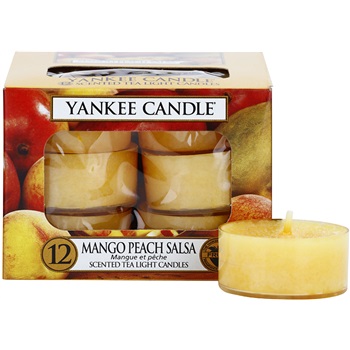 Yankee Candle Mango Peach Salsa świeczka typu tealight 12 x 9,8 g