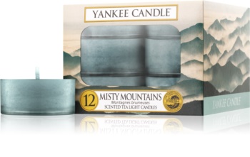 Yankee Candle Misty Mountains čajová svíčka 12 x 9,8 g