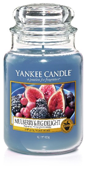 Yankee Candle Mulberry & Fig vonná svíčka 623 g Classic velká