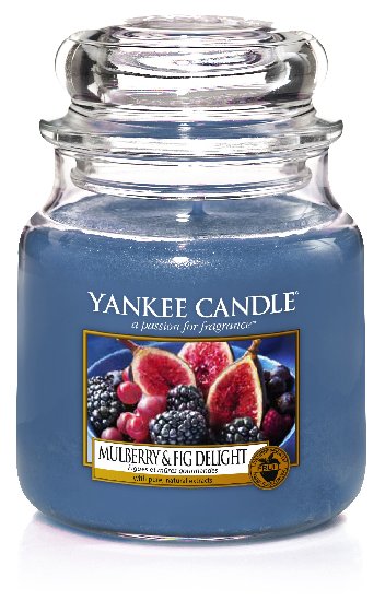 Yankee Candle Mulberry & Fig vonná svíčka 411 g Classic střední