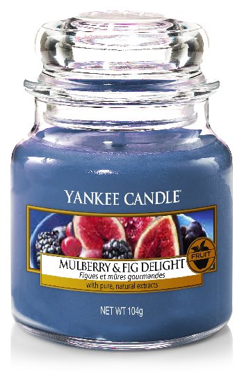 Yankee Candle Mulberry & Fig vonná svíčka 104 g Classic malá 