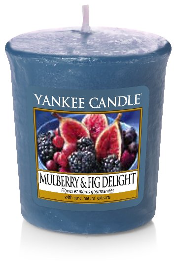 Yankee Candle Mulberry & Fig votivní svíčka 49 g