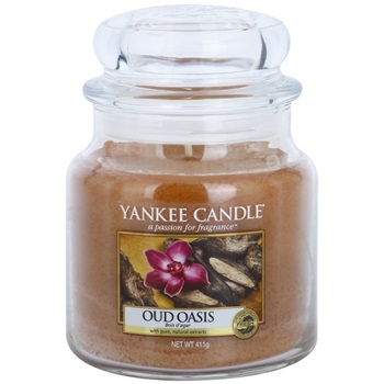 Yankee Candle Oud Oasis vonná svíčka 411 g Classic střední