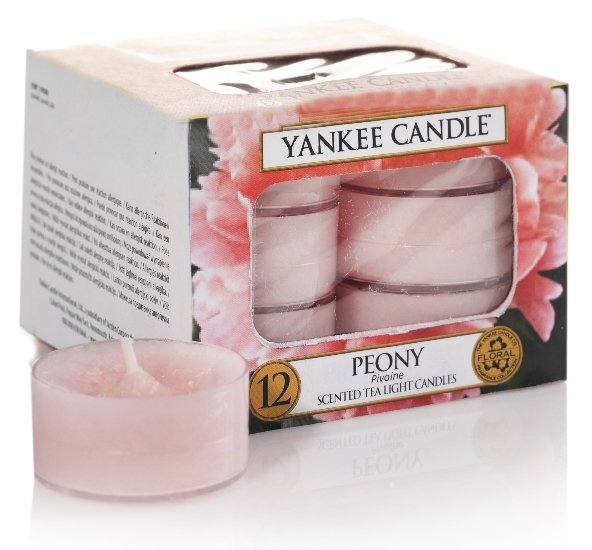 Yankee Candle Peony čajová svíčka 12 x 9,8 g