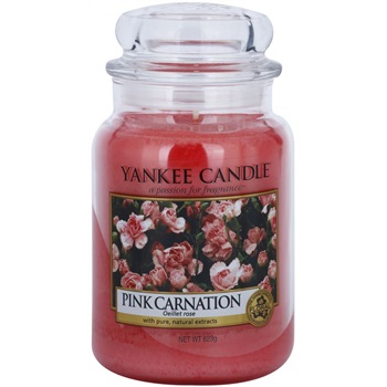 Yankee Candle Pink Carnation świeczka zapachowa 623 g Classic duża
