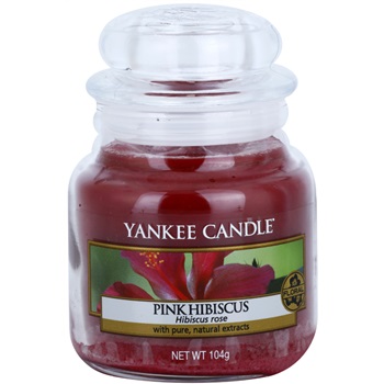 Yankee Candle Pink Hibiscus vonná svíčka 104 g Classic malá 