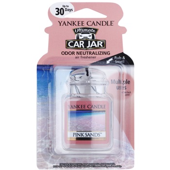 Yankee Candle Car Jar Ultimate Air Freshener, Pink Sands