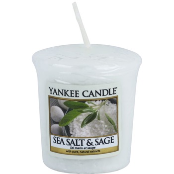 Yankee Candle Sea Salt & Sage votivní svíčka 49 g