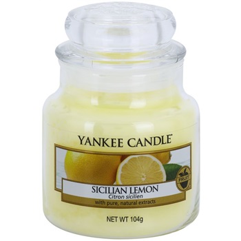 Yankee Candle Sicilian Lemon vonná svíčka 104 g Classic malá 
