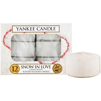 Yankee Candle Snow in Love čajová svíčka 12 x 9,8 g