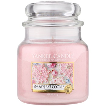 Yankee Candle Snowflake Cookie vonná svíčka 411 g Classic střední