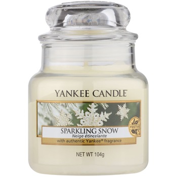 Yankee Candle Sparkling Snow vonná svíčka 104 g Classic malá 