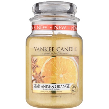 Yankee Candle Star Anise & Orange vonná svíčka 623 g Classic velká 