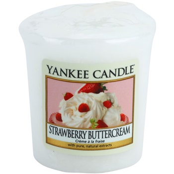 Yankee Candle Strawberry Buttercream votivní svíčka 49 g