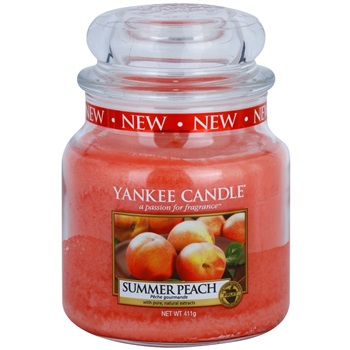 Yankee Candle Summer Peach vonná svíčka 411 g Classic střední
