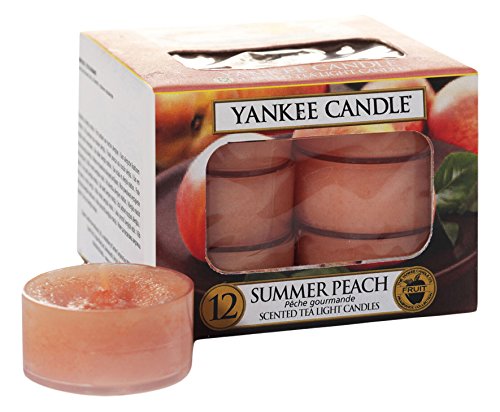 Yankee Candle Summer Peach čajová svíčka 12 x 9,8 g