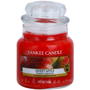 Yankee Candle Sweet Apple vonná svíčka 104 g Classic malá 