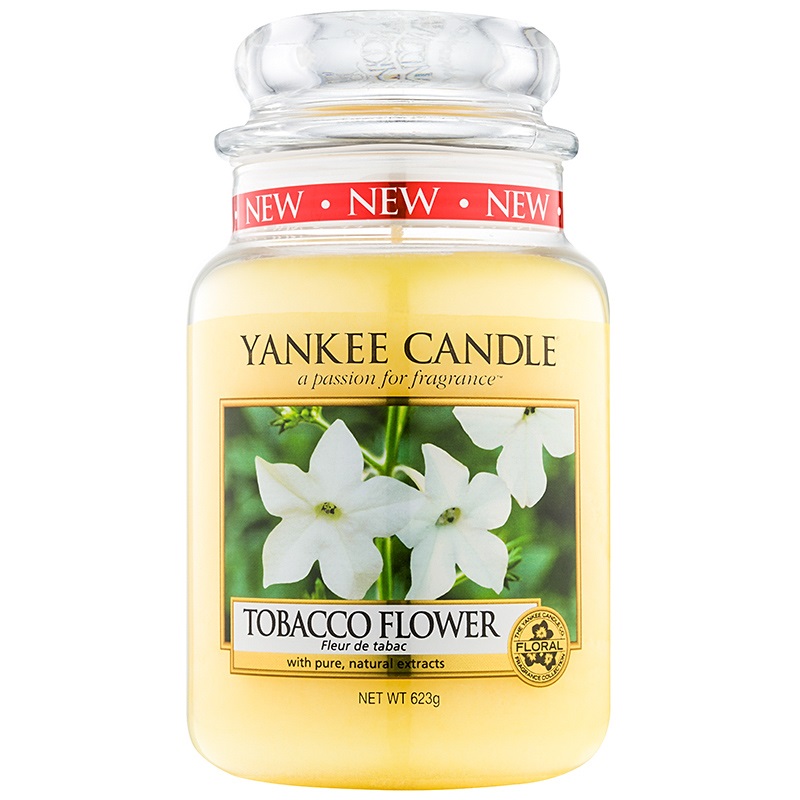 Yankee Candle Tobacco Flower vonná svíčka 623 g Classic velká