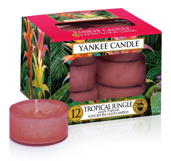 Yankee Candle Tropical Jungle čajová svíčka 12 x 9,8 g