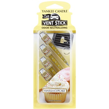 Yankee Candle Vanilla Cupcake odświeżacz do samochodu 4 szt.