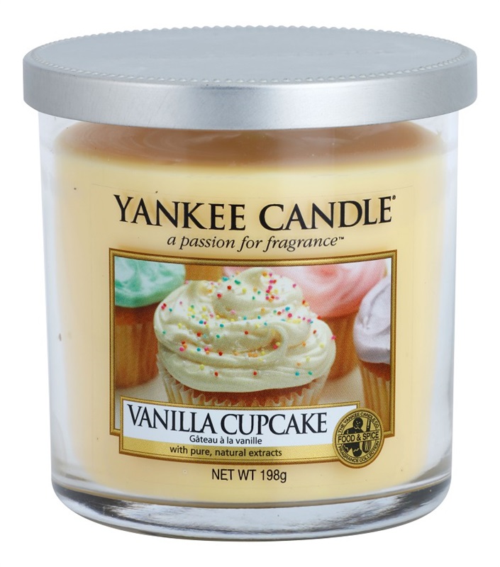 Yankee Candle Vanilla Cupcake vonná svíčka 198 g Décor malá
