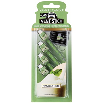 Yankee Candle Vanilla Lime Car Air Freshener 4 pc