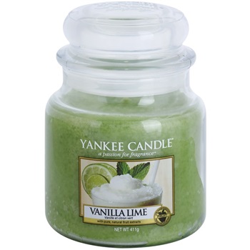 Yankee Candle Vanilla Lime vonná svíčka 411 g Classic střední