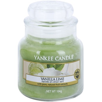Yankee Candle Vanilla Lime vonná svíčka 104 g Classic malá 