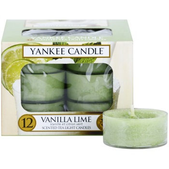Yankee Candle Vanilla Lime čajová svíčka 12 x 9,8 g