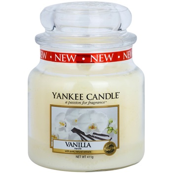 Yankee Candle Vanilla vonná svíčka 411 g Classic střední