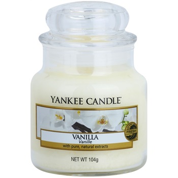 Yankee Candle Vanilla vonná svíčka 104 g Classic malá 